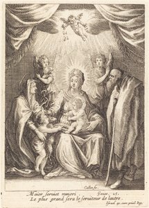 The Homages of the Infant Saint John by Jacques Callot