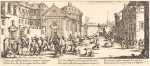 The Hospital, c. 1633 by Jacques Callot