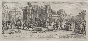 The Large Miseries of War: Devastation of a Monastery by Jacques Callot