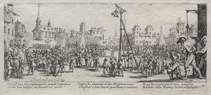 The Large Miseries of War: The Strappado by Jacques Callot