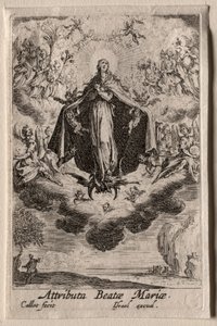 The Life of the Virgin: The Attributes of the Virgin by Jacques Callot