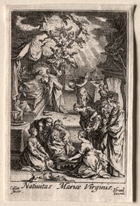The Life of the Virgin: The Birth of the Virgin by Jacques Callot