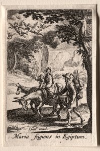 The Life of the Virgin: The Flight into Egypt by Jacques Callot