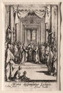 The Marriage of the Virgin by Jacques Callot