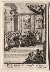 The Life of the Virgin: The Presentation of Christ in the Temple by Jacques Callot