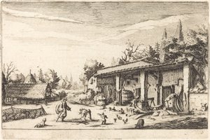 The Little Farm by Jacques Callot