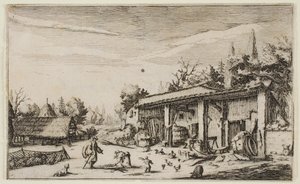 The Little Farm by Jacques Callot