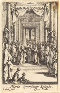 The Marriage of the Virgin by Jacques Callot