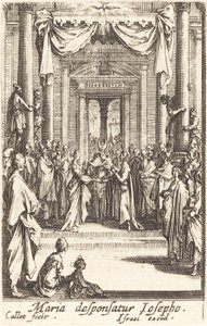 The Marriage of the Virgin by Jacques Callot