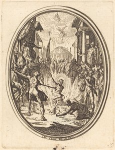 The Martyrdom of Saint Lawrence by Jacques Callot