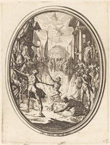 The Martyrdom of Saint Lawrence by Jacques Callot