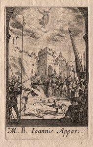 The Martyrdom of the Apostles: St. John the Evangelist by Jacques Callot