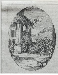 The Mysteries of the Passion: The Adoration of the Shepherds by Jacques Callot