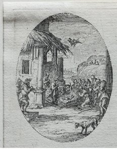 The Mysteries of the Passion: The Adoration of the Shepherds by Jacques Callot