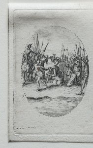 The Mysteries of the Passion: The Carrying of the Cross by Jacques Callot