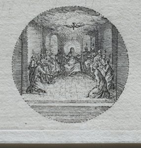 The Descent of the Holy Spirit by Jacques Callot