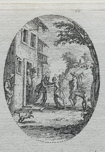 The Mysteries of the Passion: The Visitation by Jacques Callot