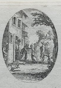 The Mysteries of the Passion: The Visitation by Jacques Callot