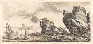 The Naval Battle by Jacques Callot