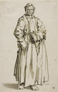 The One-Eyed Woman, plate fifteen from The Beggars by Jacques Callot