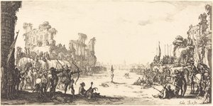 The Ordeal by Arrows (Saint Sebastian) by Jacques Callot