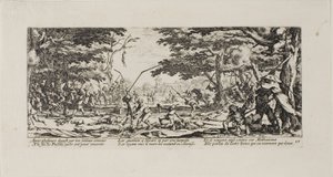 The Peasants Avenge Themselves, plate seventeen from The Miseries of War by Jacques Callot
