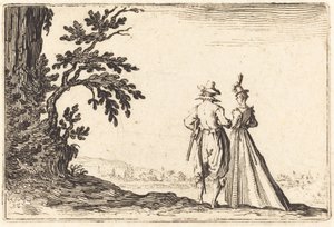 The Promenade by Jacques Callot
