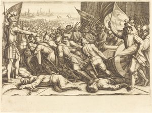 The Re-embarkation of the Turks by Jacques Callot