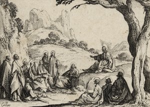 The Sermon on the Mount, 1635 by Jacques Callot