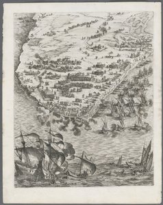 The Siege of La Rochelle: Plate 10, 1628-1630 by Jacques Callot