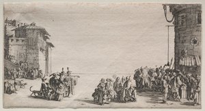 The Slave Market, 1629 by Jacques Callot
