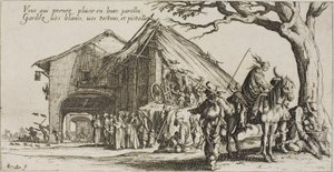 The Stopping Place, from The Bohemians by Jacques Callot
