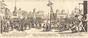 The Strappado by Jacques Callot