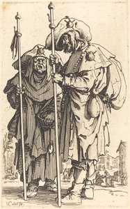 The Two Pilgrims by Jacques Callot