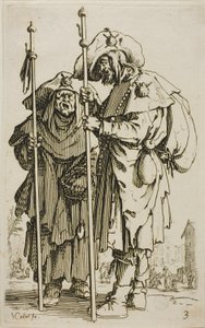 The Two Pilgrims, plate three from 