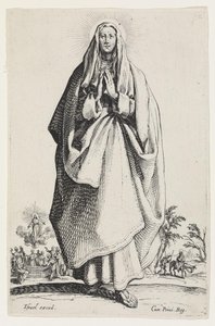 The Virgin Mary by Jacques Callot