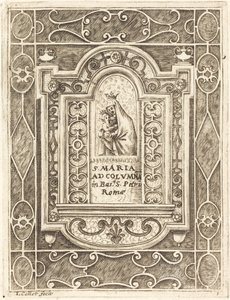 The Virgin at the Column by Jacques Callot