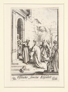 The Visitation, No. 6, from The Life of the Virgin by Jacques Callot