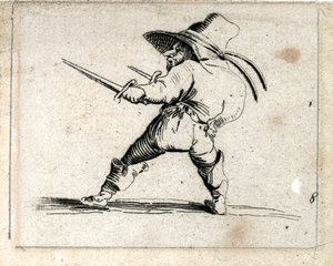 Various Hunchback Figures by Jacques Callot