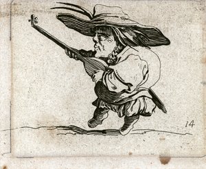 Various Hunchback Figures by Jacques Callot
