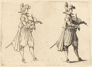 Violinist by Jacques Callot