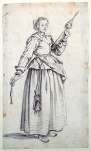 Woman with Spindle