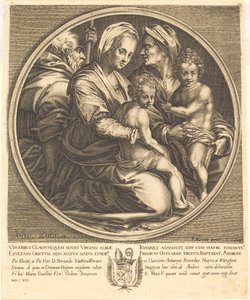 The Holy Family by Jacques Callot after Andrea del Sarto