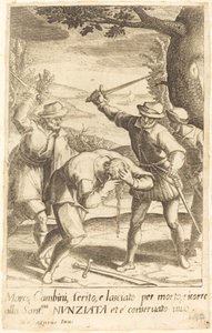 Marco Cambini by Jacques Callot after Donato Mascagni