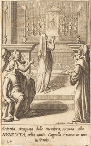 Antonia by Jacques Callot after Matteo Rosselli