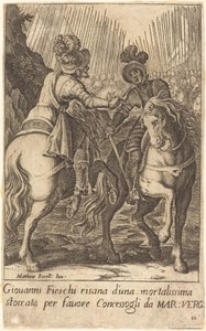 Giovanni Fieschi by Jacques Callot after Matteo Rosselli