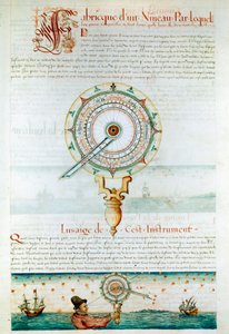 Navigator Using an Astrolabe by Jacques Devaulx