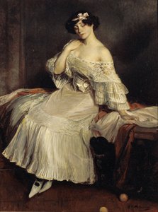 Portrait of Colette by Jacques Emile Blanche
