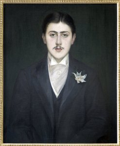 Portrait of Marcel Proust by Jacques Emile Blanche
