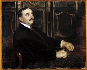 Portrait of Paul Claudel by Jacques Emile Blanche